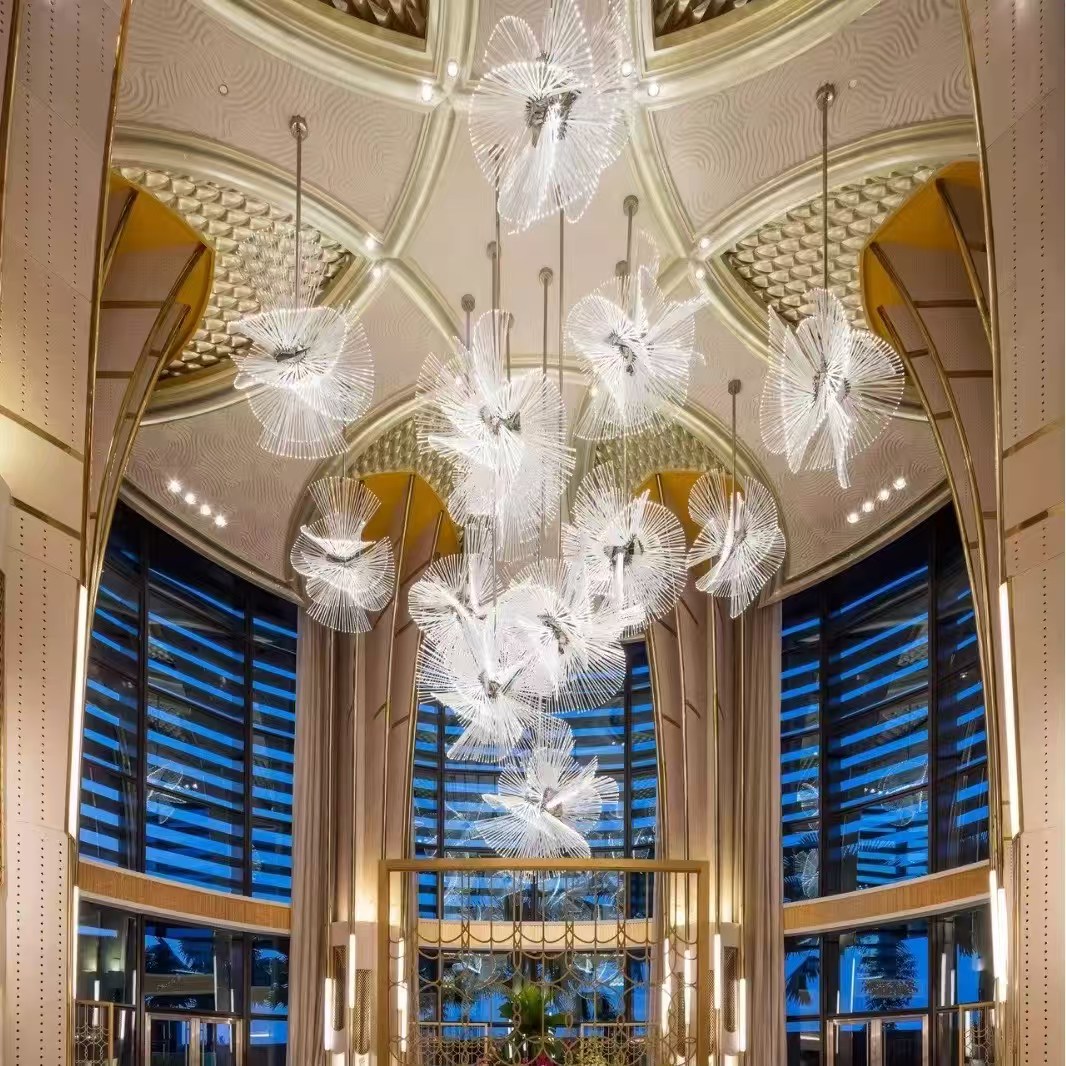 CELESTIAL BLOOM Chandeliers: Suspended Fireworks of Crystal