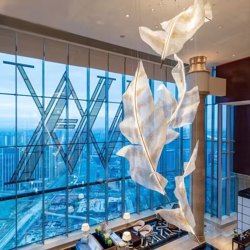 ​​AUREAL LEAF™ Biomorphic Chandelier System​​