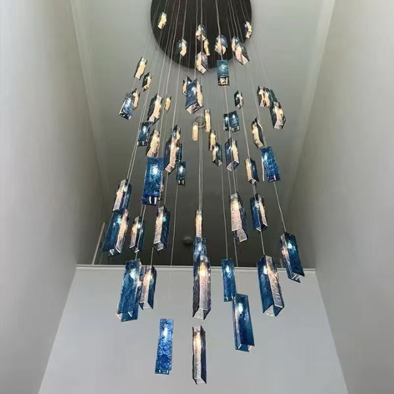 Custom Glass Block Chandeliers for Modern Interiors | AndyLighting Manufacturer​