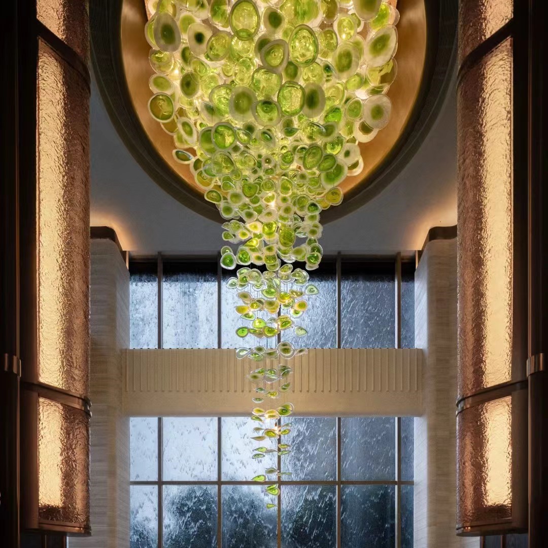 ​​Transform Spaces with Nature-Inspired Elegance: AndyLighting’s Custom Crystal Leaf Chandeliers​